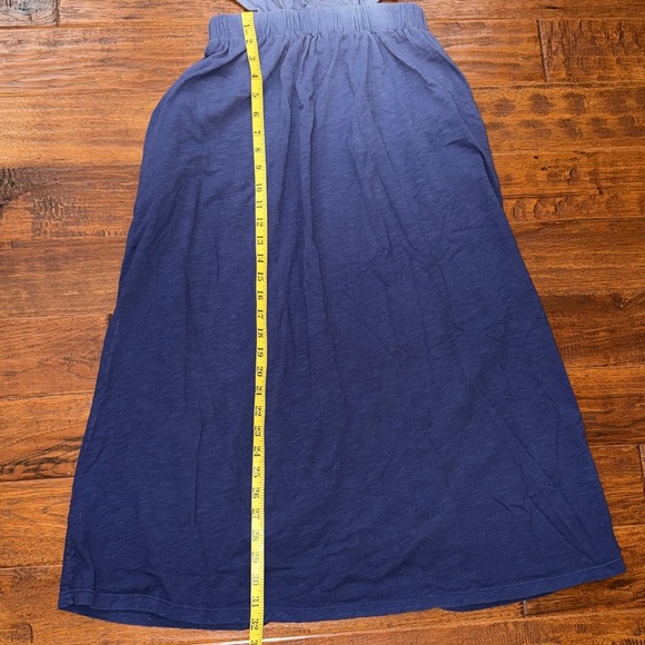 T.La Anthropologie Open-Backed Maxi Blue Ombré Dress, size small - Picture 5 of 11